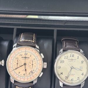 Zeppelin Men's Watch - Brown and Silver